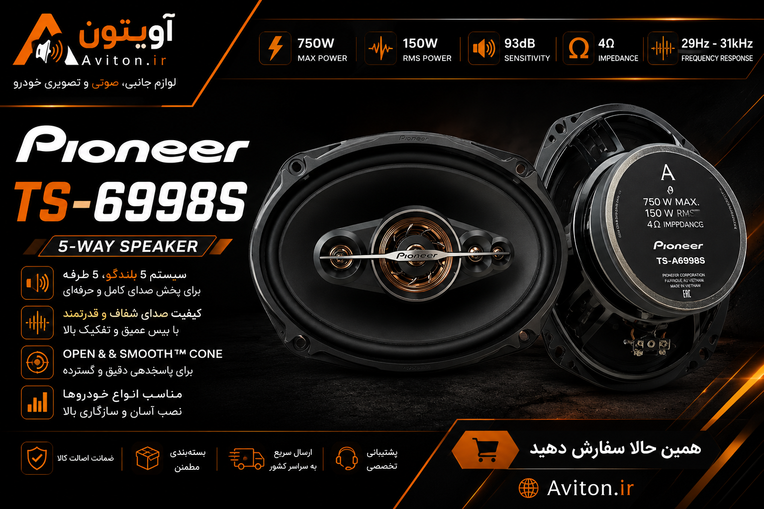 Pioneer TS-6998S