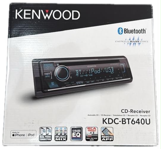 رادیو پخش خودرو کنوود مدل Kenwood KDC-BT640U اصلی