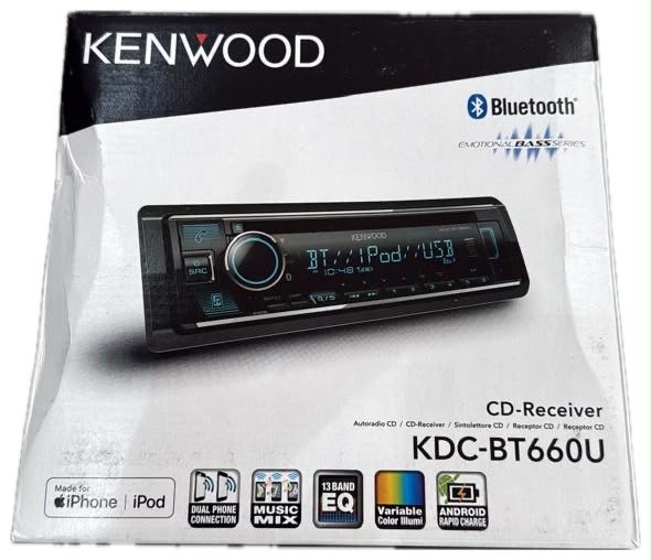 پخش خودرو کنوود مدل kenwood KDC-BT660U