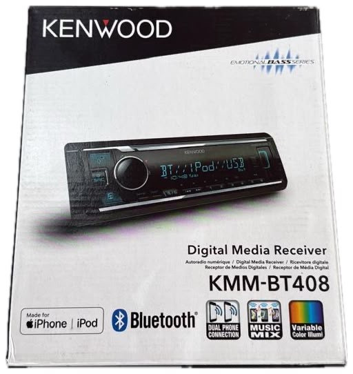 پخش خودرو کنوود مدل kenwood KMM-BT408