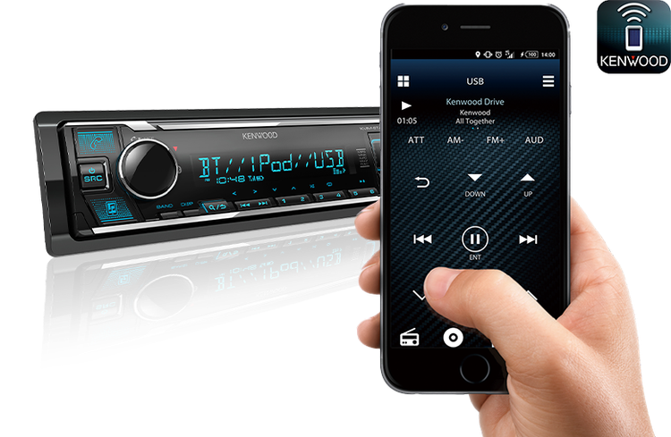 پخش خودرو کنوود مدل kenwood KMM-BT408