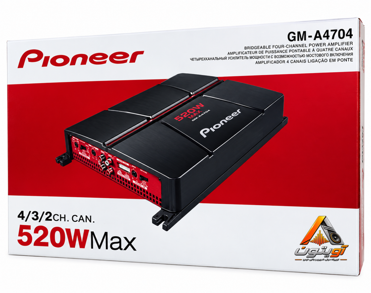 آمپلی فایر خودرو پایونیر مدل GM-A4704 اصلی