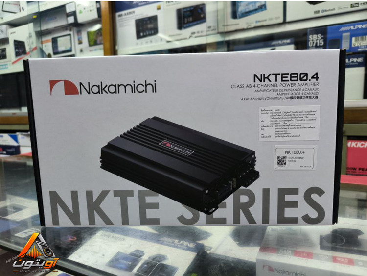 آمپلی فایر 4 کانال ناکامیچی مدل NKTE80.4 اصلی